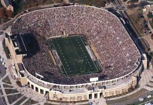 crowed stadium