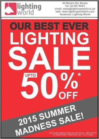 Flyer by lighting world...