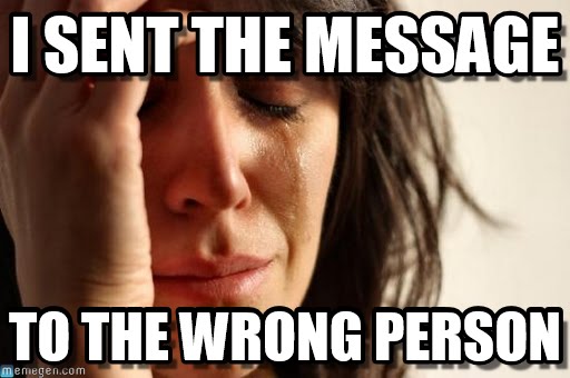wrong person