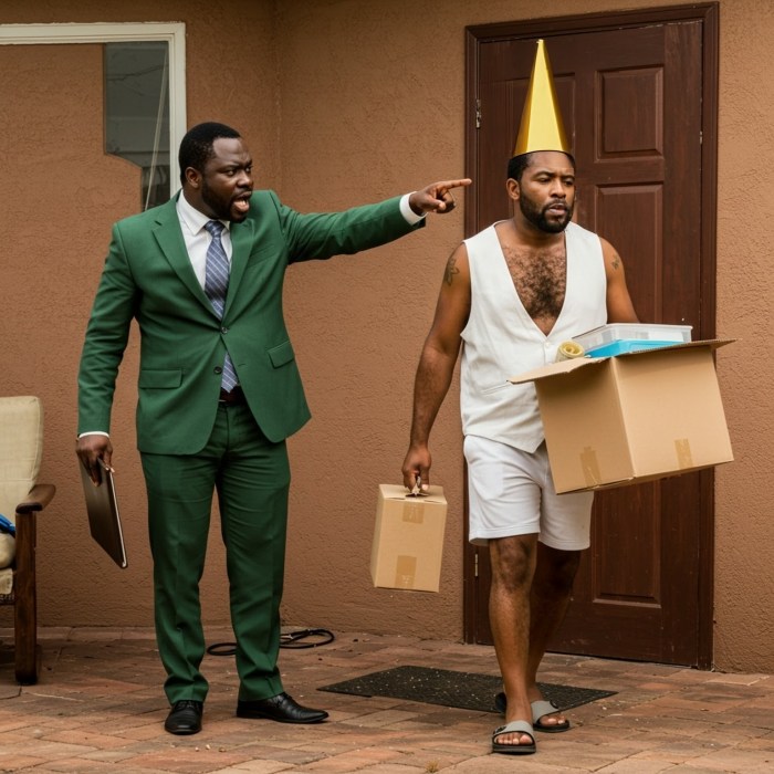 eviction notice for bad tenant in Zimbabwe